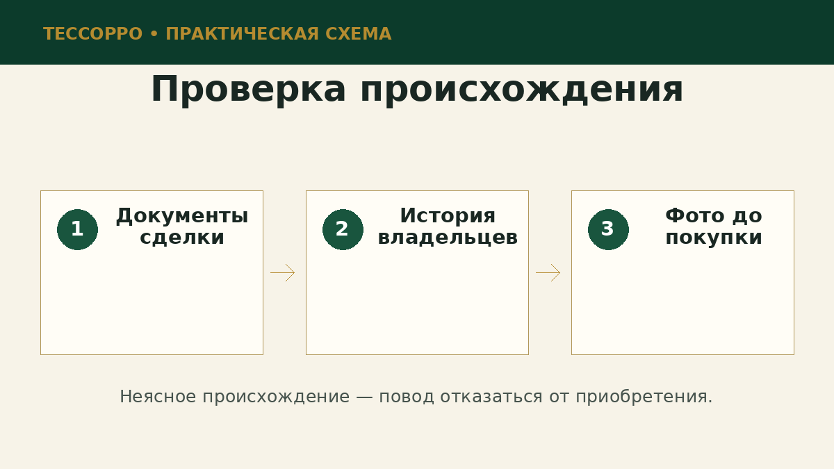 Проверка происхождения